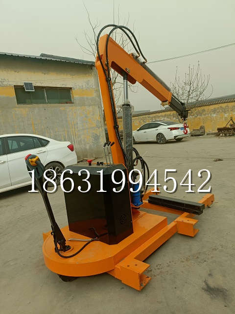 阜康市自卸车厢随车吊 自制轮式四不像起重机 四驱平板吊 5吨 贵盛